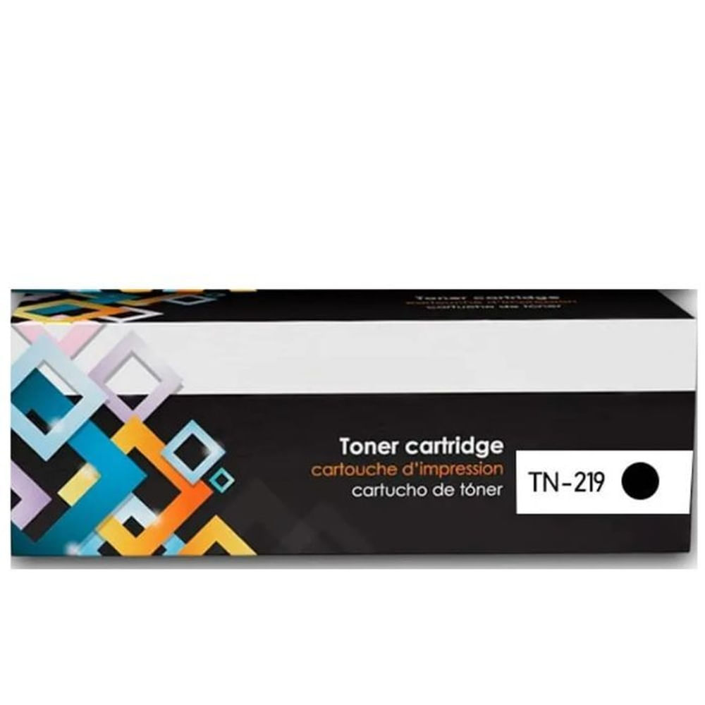 TONER COMPATIBLE TN-219 NEGRO PARA IMPRESORA BROTHER