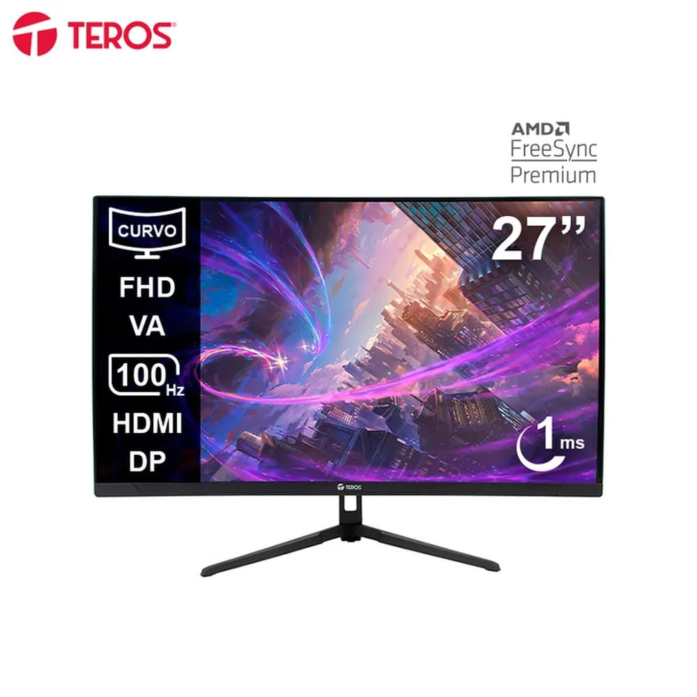 MONITOR CURVO TEROS TE-2732S 27 FHD