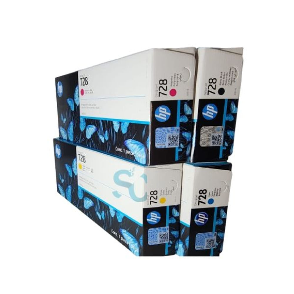 TINTA HP 728 DE 300ML PACK COMPLETO