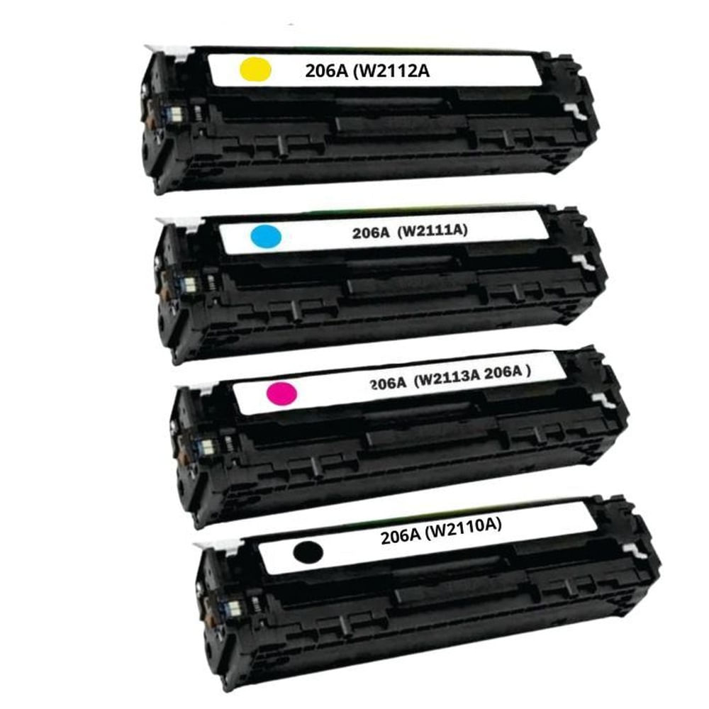 TONER COMPATIBLE HP 206A PACK COMPLETO CYMBK