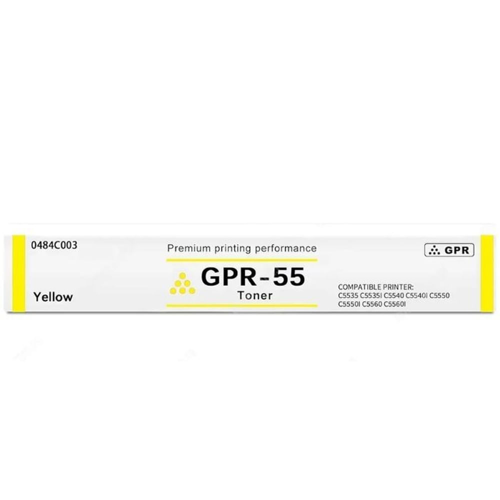 TONER COMPATIBLE CANON GPR-55 COLOR YELLOW