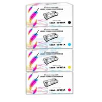 KIT DE TONER COMPATIBLE 130A NEGRO Y COLORES