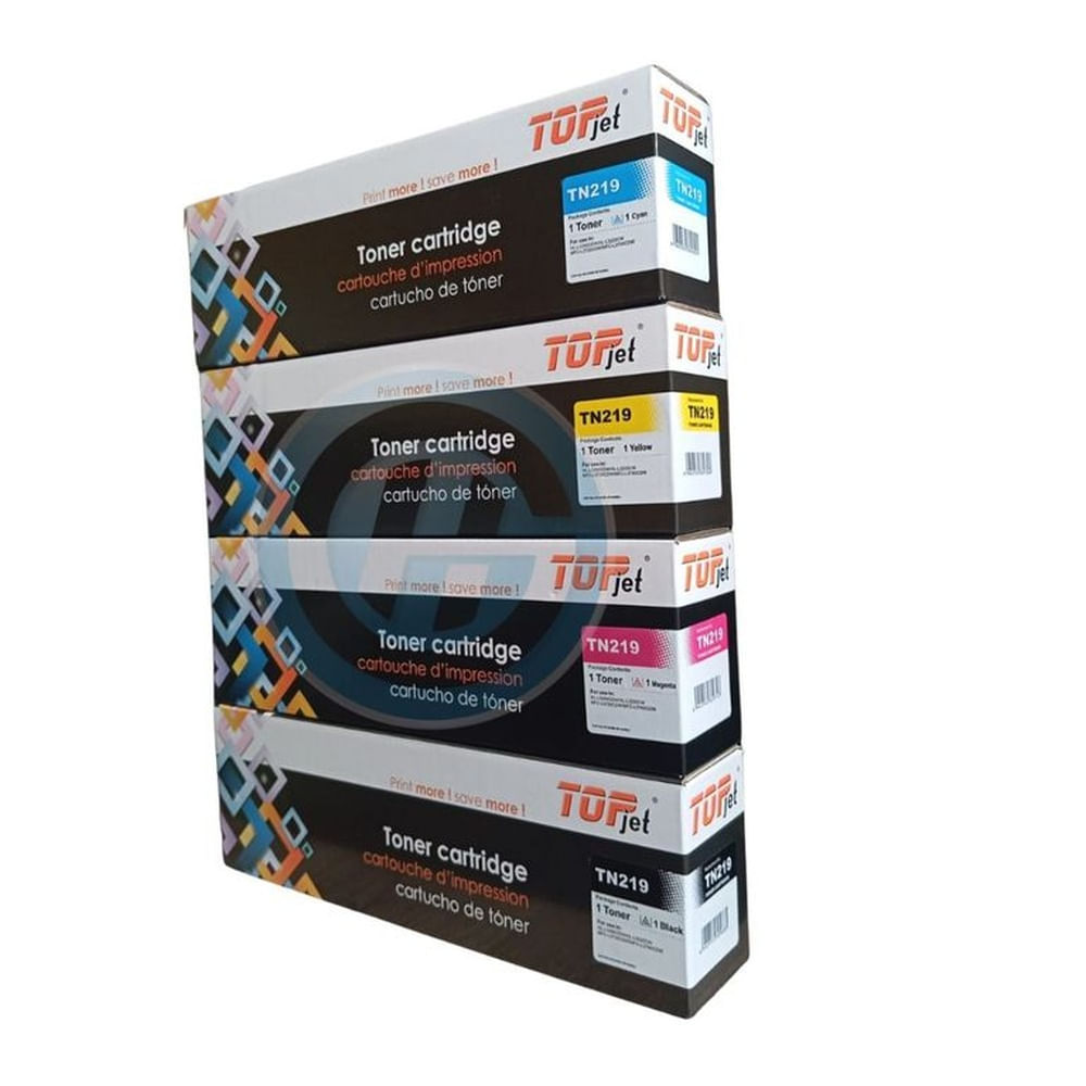 TONER BROTHER TN-219 COMPATIBLE PACK COMPLETO