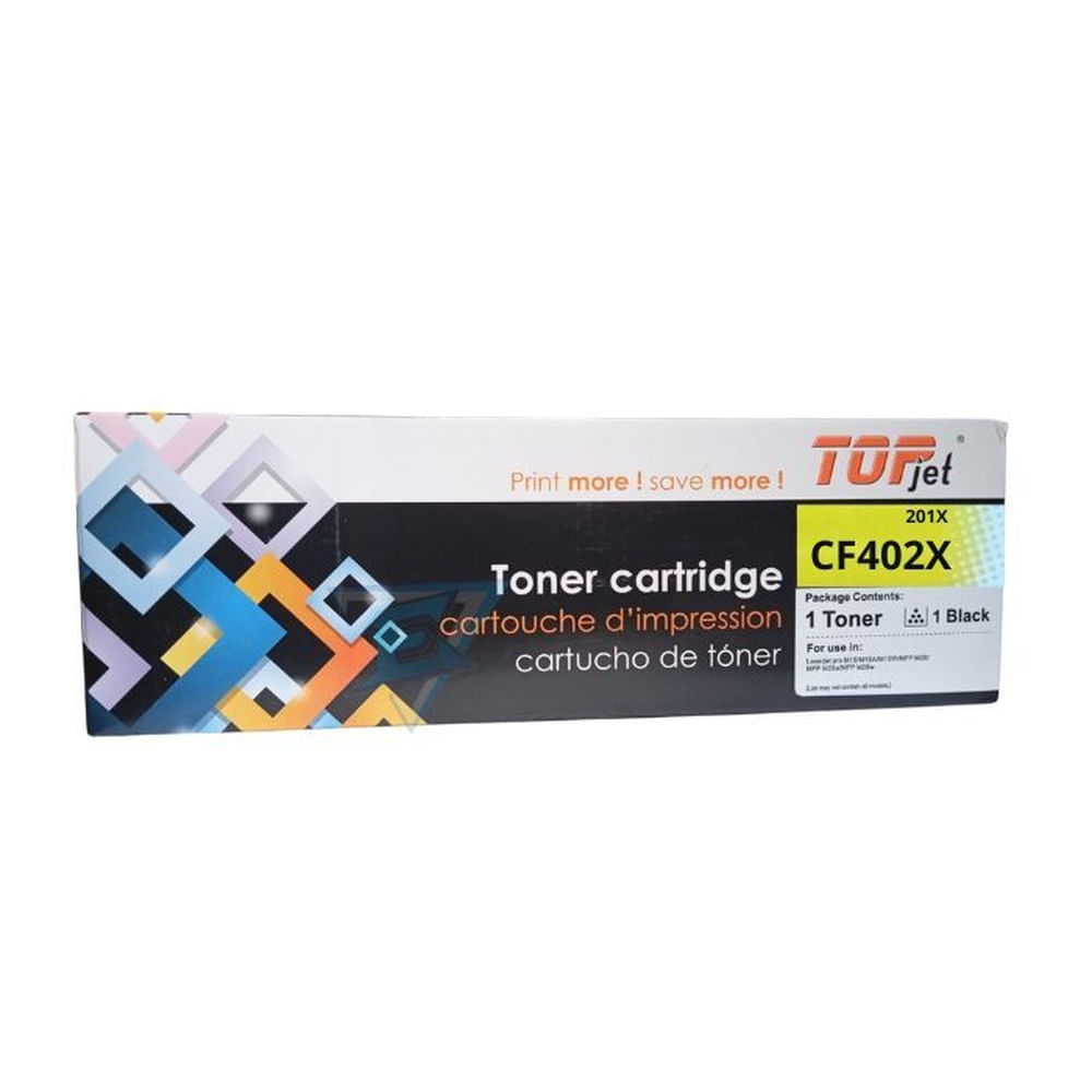 TONER COMPATIBLE HP 201X CF402X COLOR YELLOW