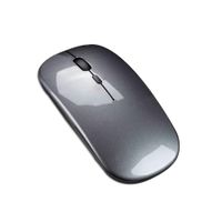 Mouse Inalámbrico RGBM-02 Bluetooth 2.4G RGB 1200DPI Gris