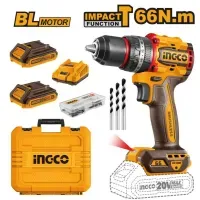 Taladro Atornillador Percutor Ingco 20V 66NM - CIDLI20668