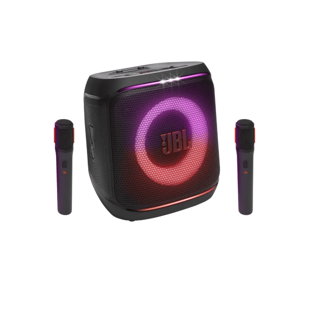 Parlante JBL PartyBox encore 2 con hasta 15 horas y 2 micrófonos incluidos