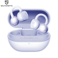 Audífono Soundpeats Pop Clip Morado 30h con anc IPX4
