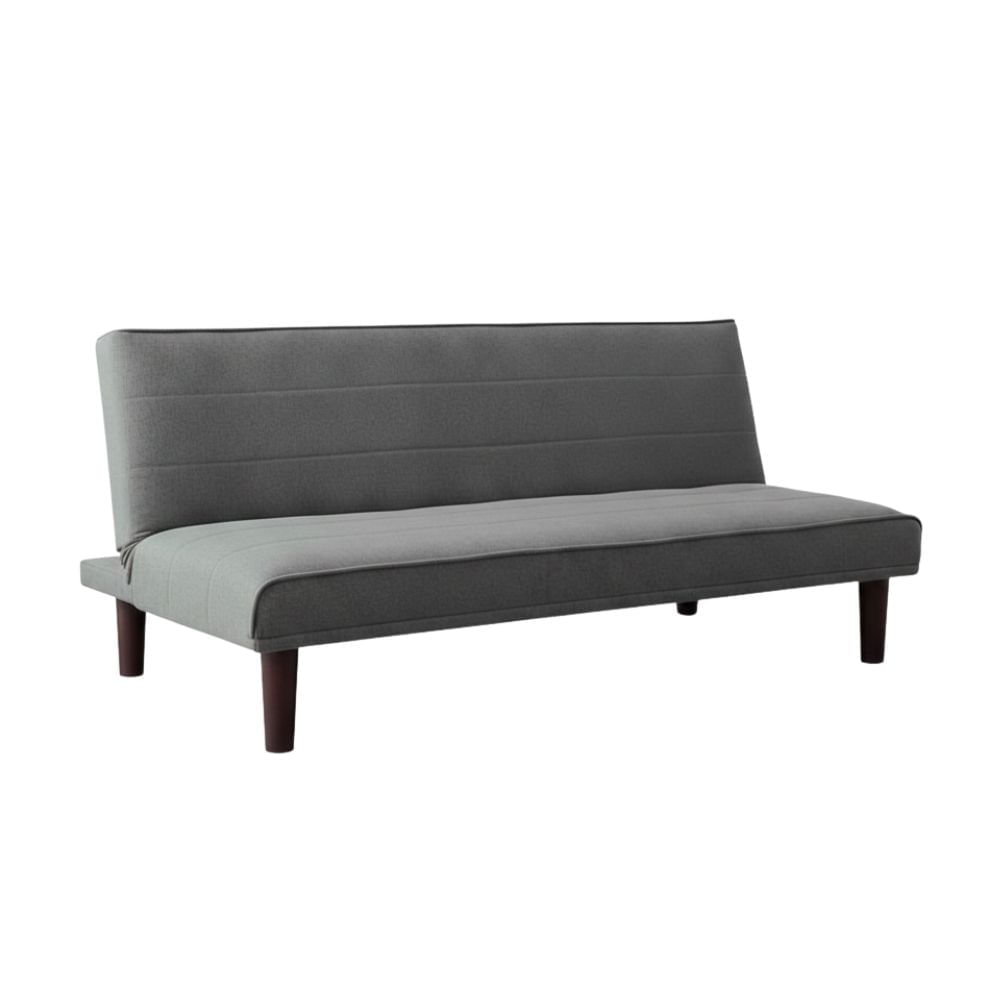 Sofá Futón Alaska Gris de Madera/Tela Orange 167x72x92cm