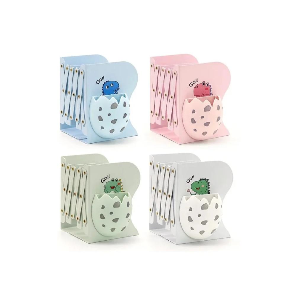 Organizador De Librero Plegable Dino Kawaii para Niño