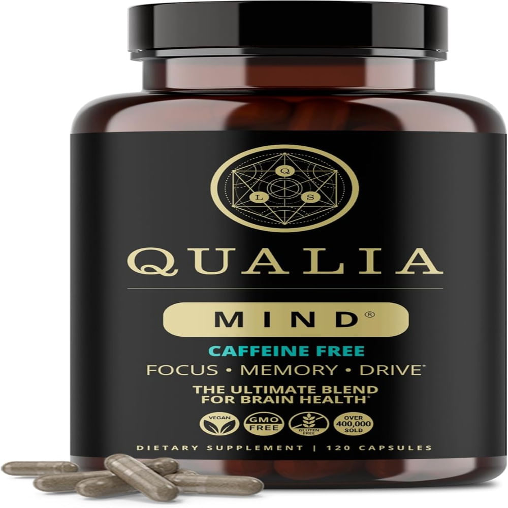 Qualia Mind Caffeine Free  Enfoque  Memoria y Rendimiento Menta