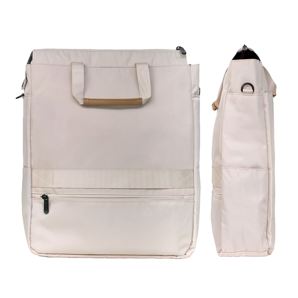 Maletín Shoulder Bag Teros Rossan Beige TE-9033BG para Notebook hasta 15.6