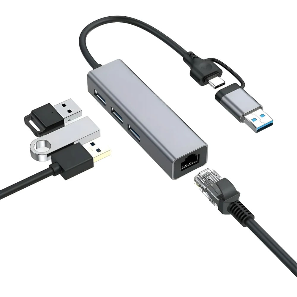 Adaptador Ethernet Gigabit Tipo C  Usb 3.0 Ugrn - 1000 Mbps