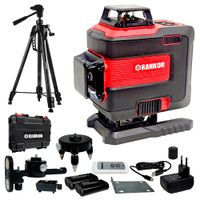 NIVEL LASER 4D VERDE INDUSTRIAL RANKOR RLG16002KIT 16 LINEAS Y TRIPODE