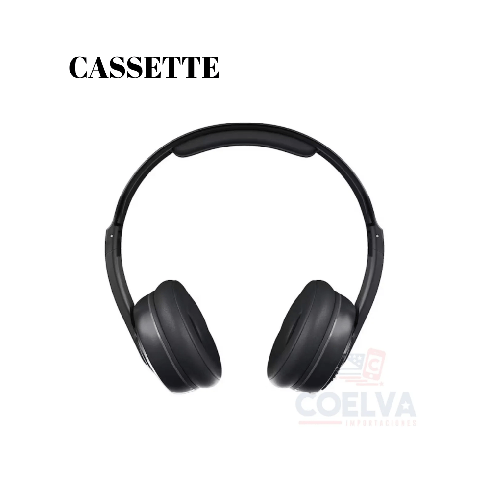 Audífono Skullcandy Remix Cassette Wireless Bluetooth 22 Horas Carga Rápida Color Negro