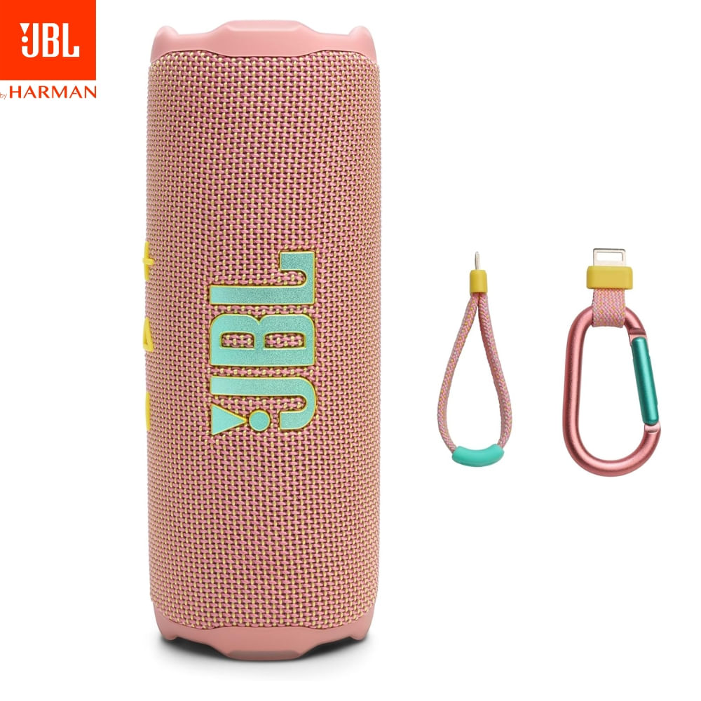 Parlante Bluetooth JBL FLIP 7 16rs AI Sound Boost Rosado
