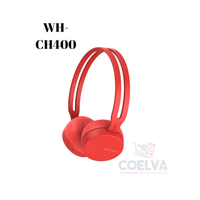 Audífonos Sony WH-CH400 con Bluetooth NCF duración de hasta 20 horas - RD