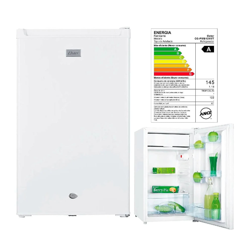 FrigobarBlanco Oster 122L OS PMB129WT