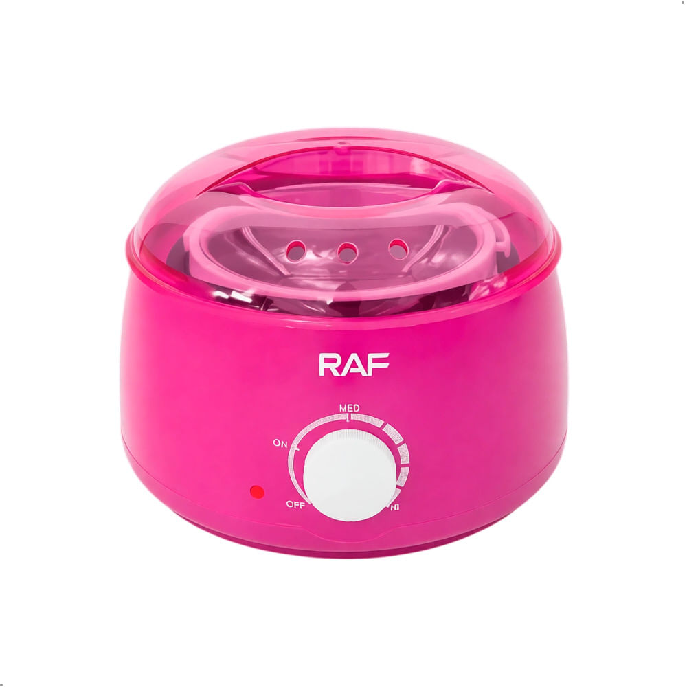 Olla Raf R.438 Electrica 65w Para Calentar Cera Depilatoria Rosado