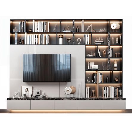 Centro de Entretenimiento Florencia - Gris y Negro