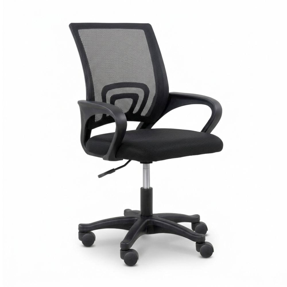 Silla de Oficina Giratoria Orange Tauro Negro