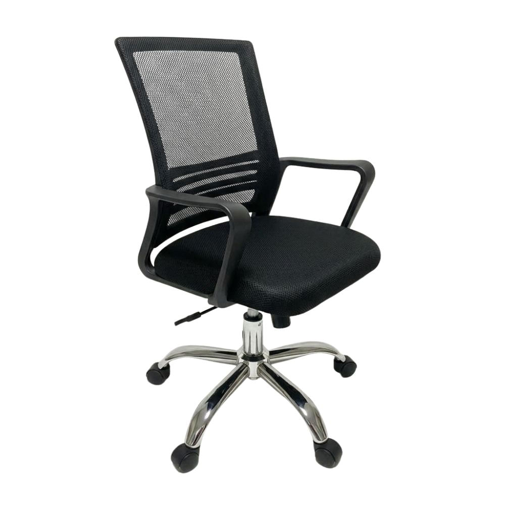 Silla de oficina giratoria Niza Negro Orange