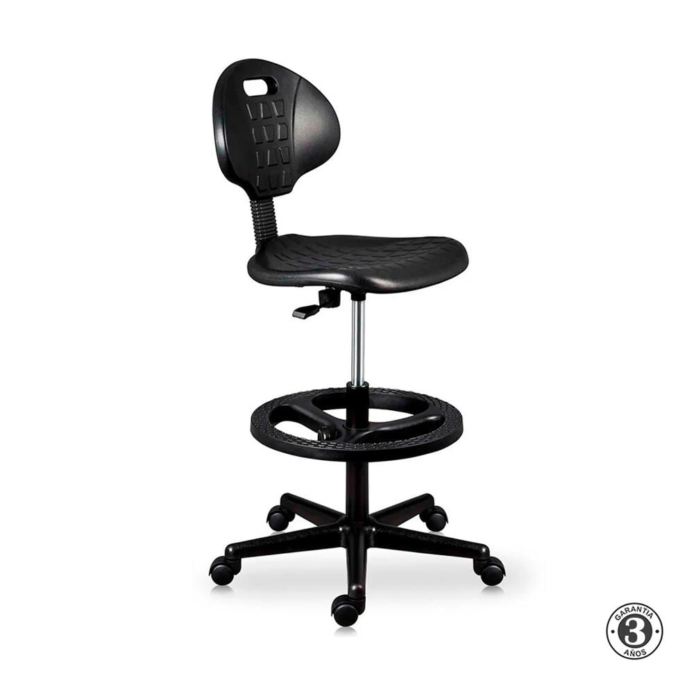 Silla Cajero Twig 1p Ruedas Bn An Negro Althea Confort