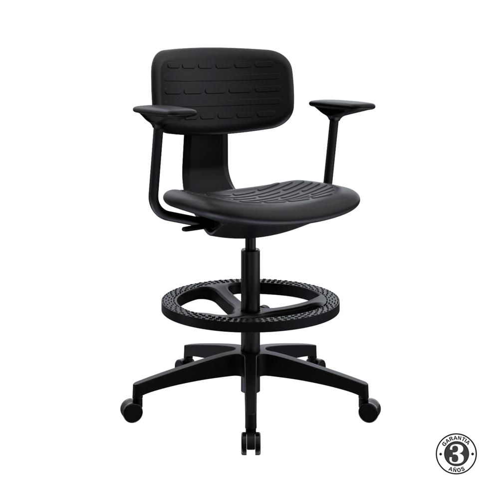 Silla Cajero Kan Sin Brazos Bn An Negro Althea Confort