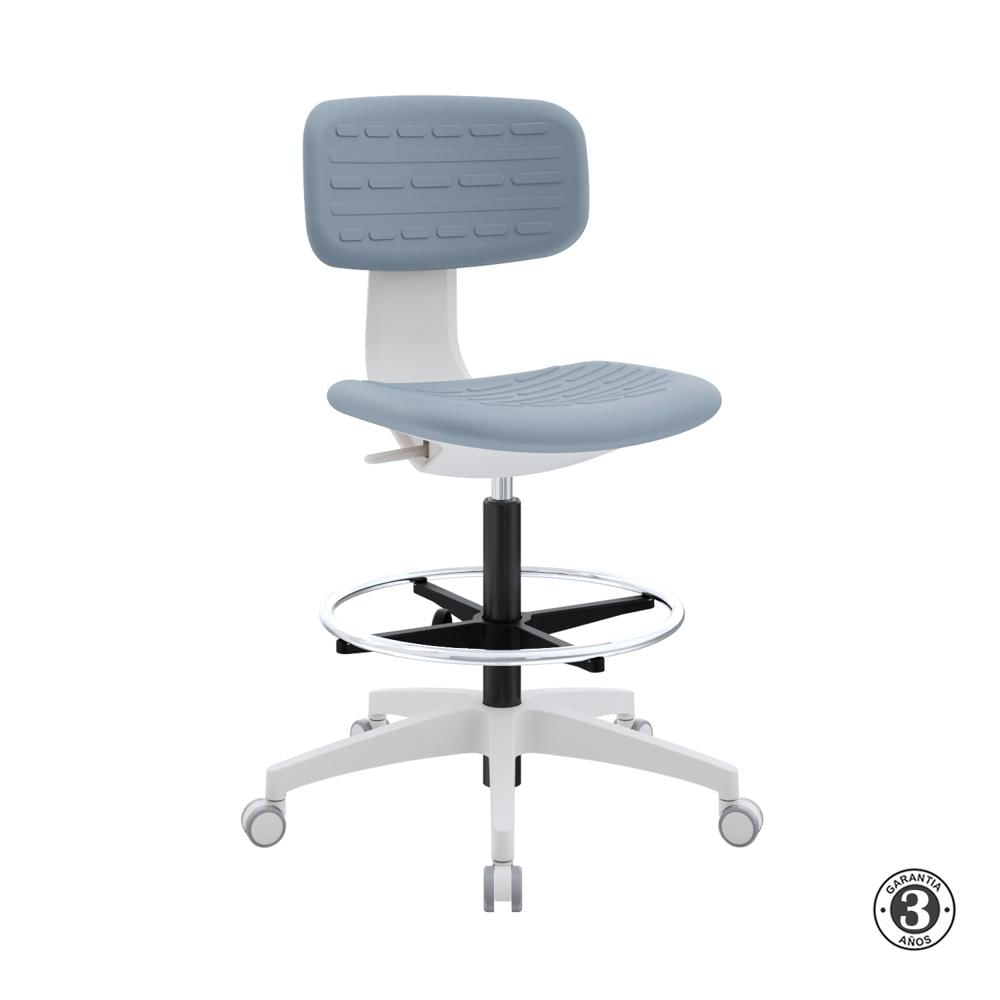 Silla Cajero Kan Sin Brazos Bn Ac Gris Althea Confort