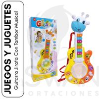 Guitarra Jirafa Con Tambor Musical