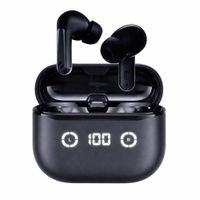 Audífonos Inalámbricos HAVIT TW984 Bluetooth 5.4 con ANC y Display Digital Negro