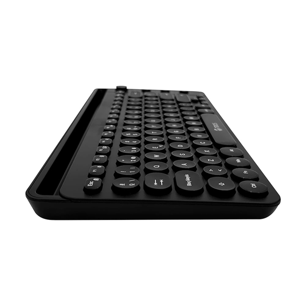 TECLADO INALÁMBRICO TEROS TE-4064N BLUETOOTH Y 2.4GHZ 80 TECLAS NEGRO