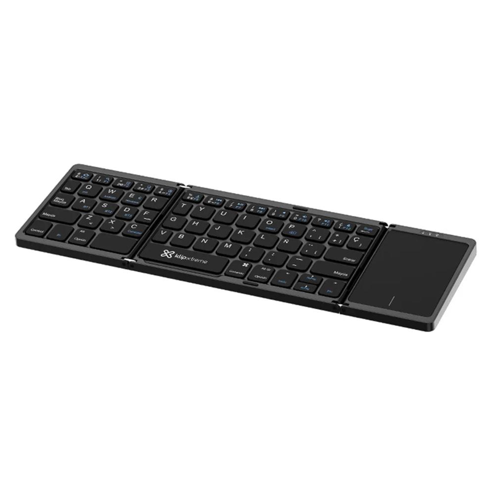 TECLADO INALÁMBRICO KLIP XTREME KCK-650S ESPAÑOL CON TOUCHPAD BLUETOOTH 5.0 NEGRO