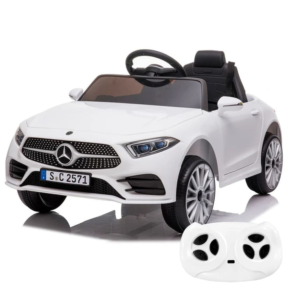 Carro A Batería Mercedes Benz Cl350 Original Licenciado Blanco