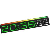 Reloj Digital LED Pantalla Grande Alarma Musica Movimiento Escritorio Dormitorio
