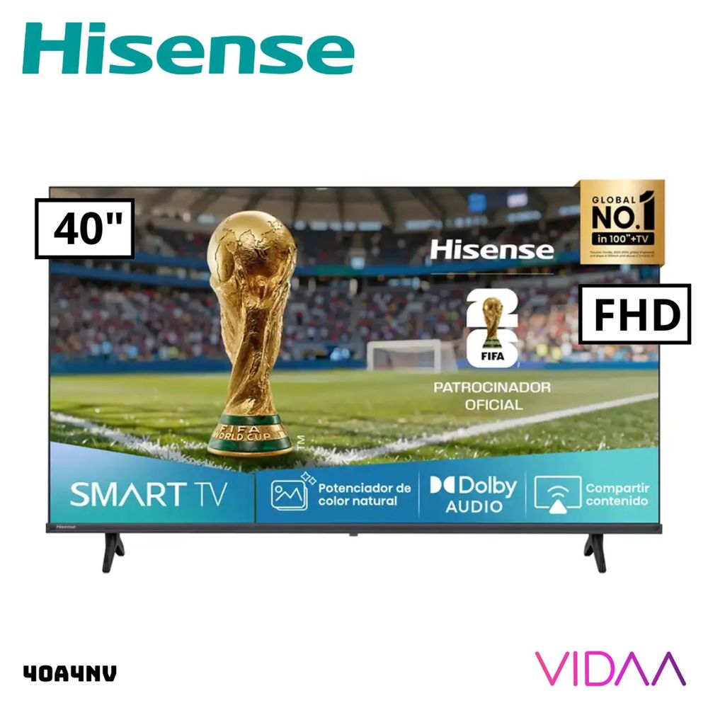Televisor Hisense 40 Smart Tv FHD 40A4NV Televisor Hisense 40 Smart Tv FHD 40A4NV