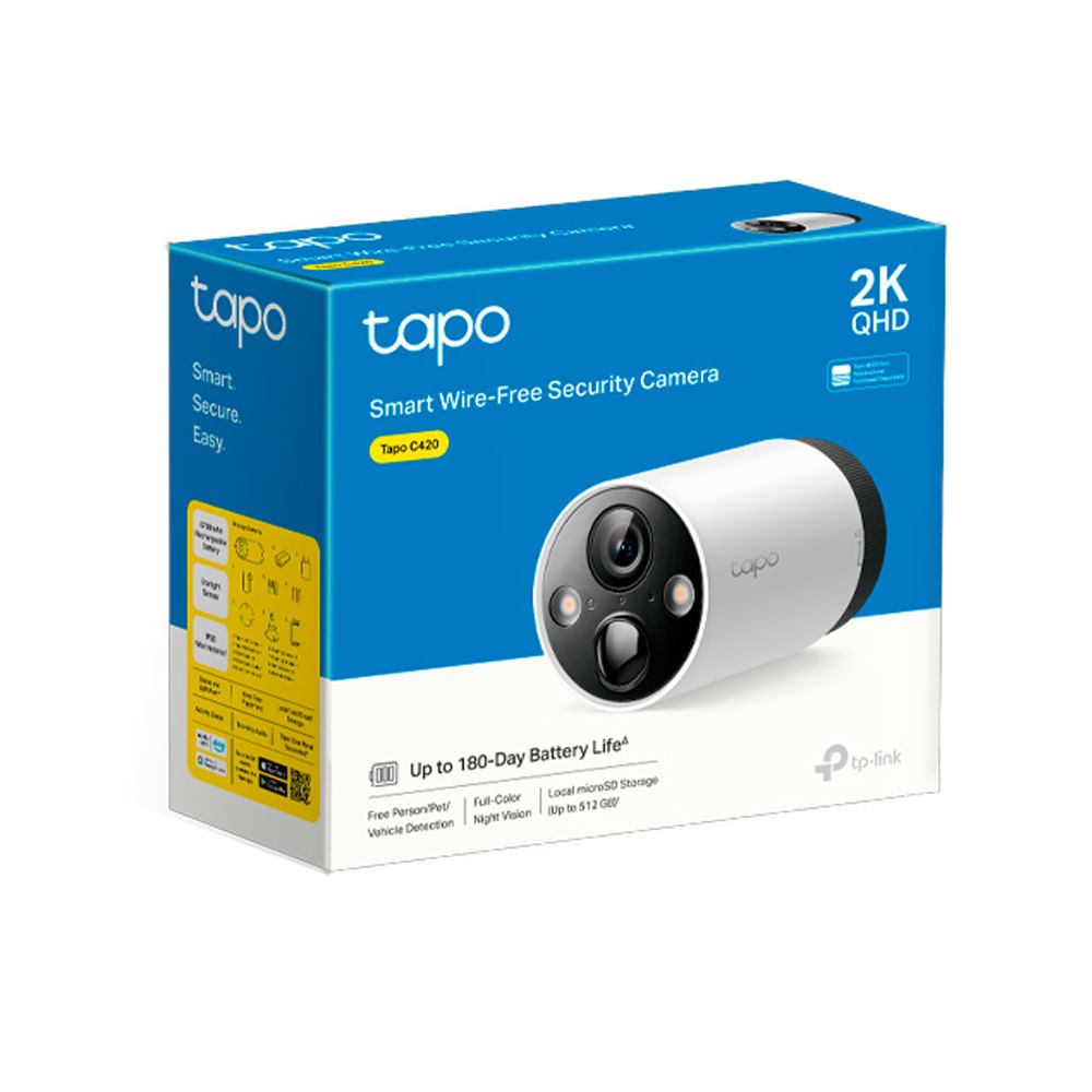Cámara de vigilancia TP-LINK TAPO C420 2K QHD 4MP WiFi visión nocturna