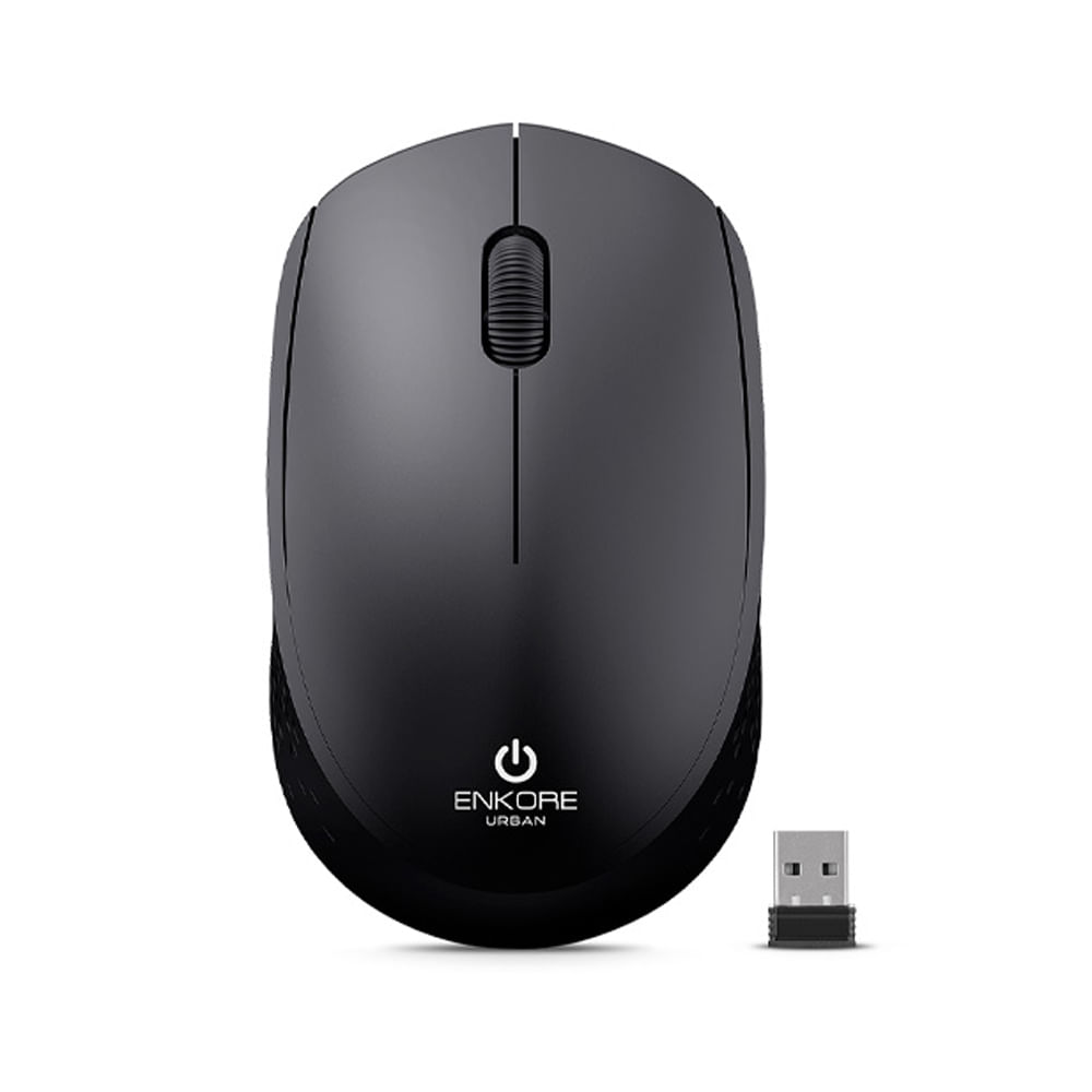 Mouse Enkore EKM203K Inalambrico USB Conectividad Color Black