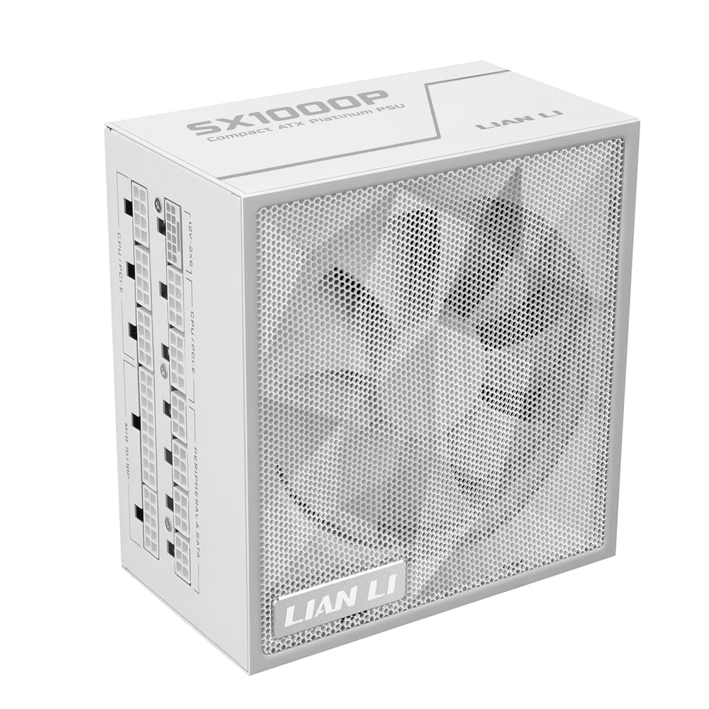 Fuente Lian Li 1000W 80 Plus Platinum potencia blanca