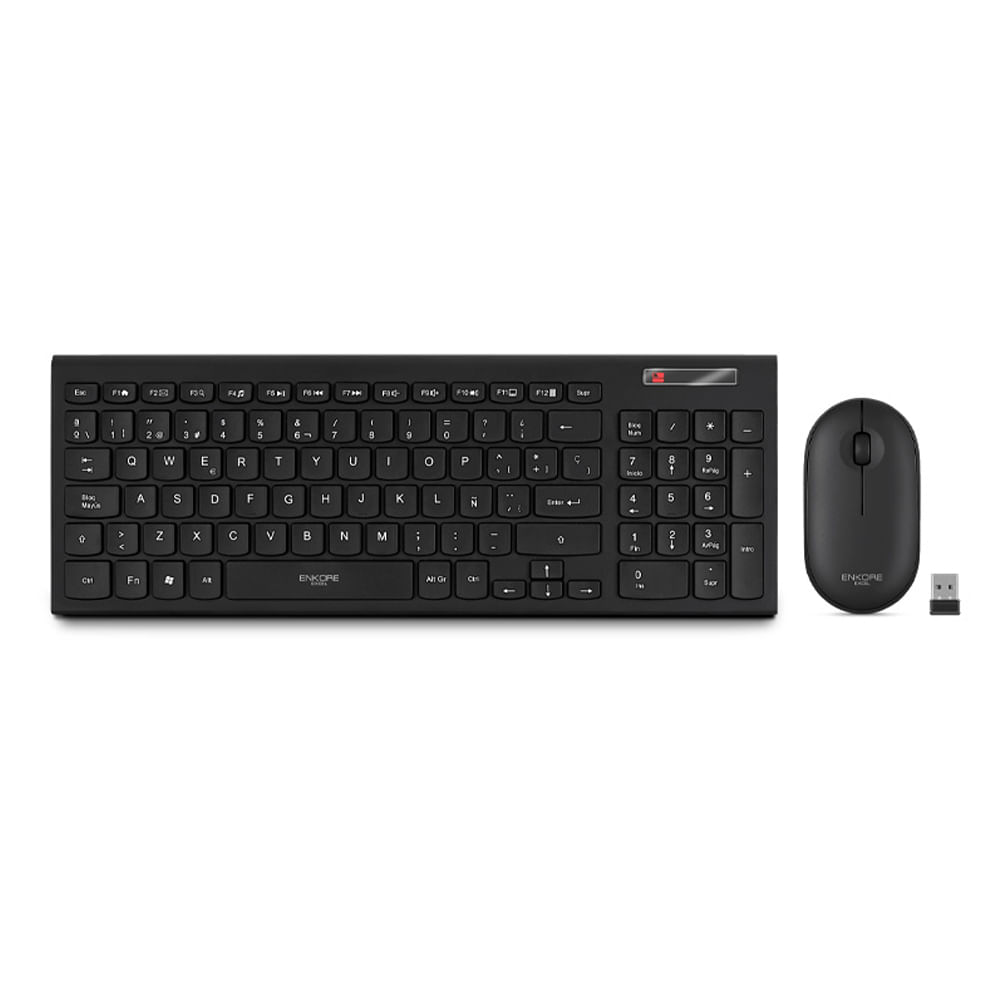 Teclado + Mouse Enkore Excel ENT701.2 Inalámbricos USB
