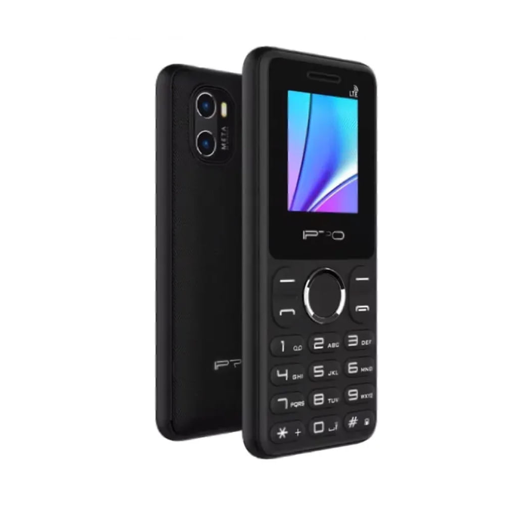 Celular Básico iPRO A32 con pantalla 1.8"", Dual SIM, compatibilidad GSM, color Black