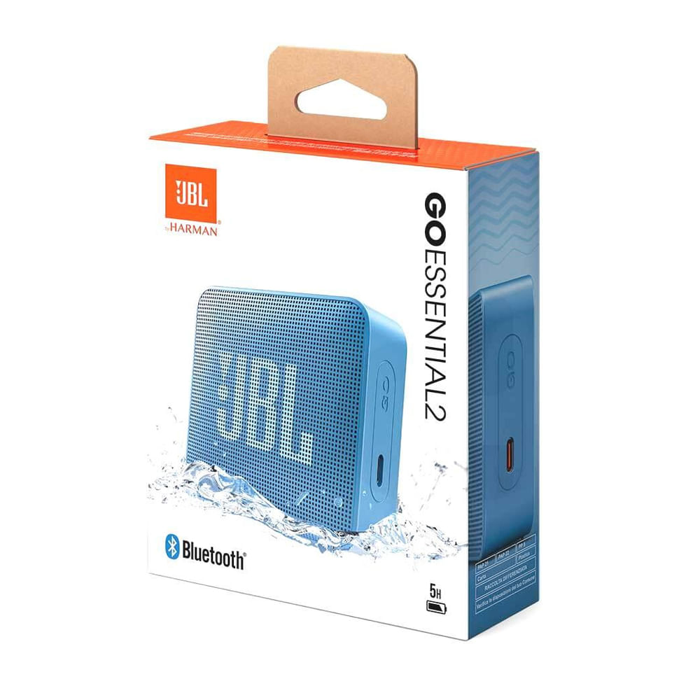 Speaker JBL Go Essential 2 BT conectividad Bluetooth color azul