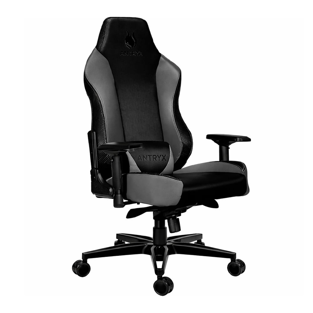 Silla gaming Antryx Xtreme Racing Royalist Pro V2 con soporte 4D color gray frog
