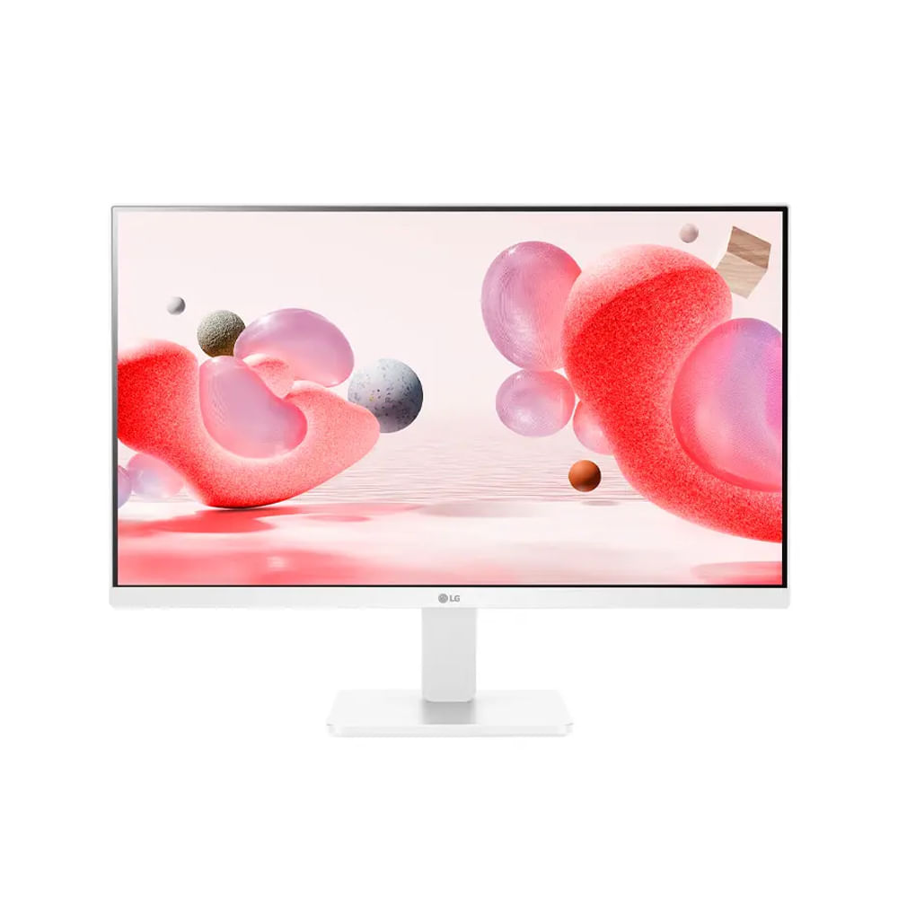 Monitor LG 24MR400-W 24 pulgadas IPS FHD 100Hz color blanco   para gaming y trabajo
