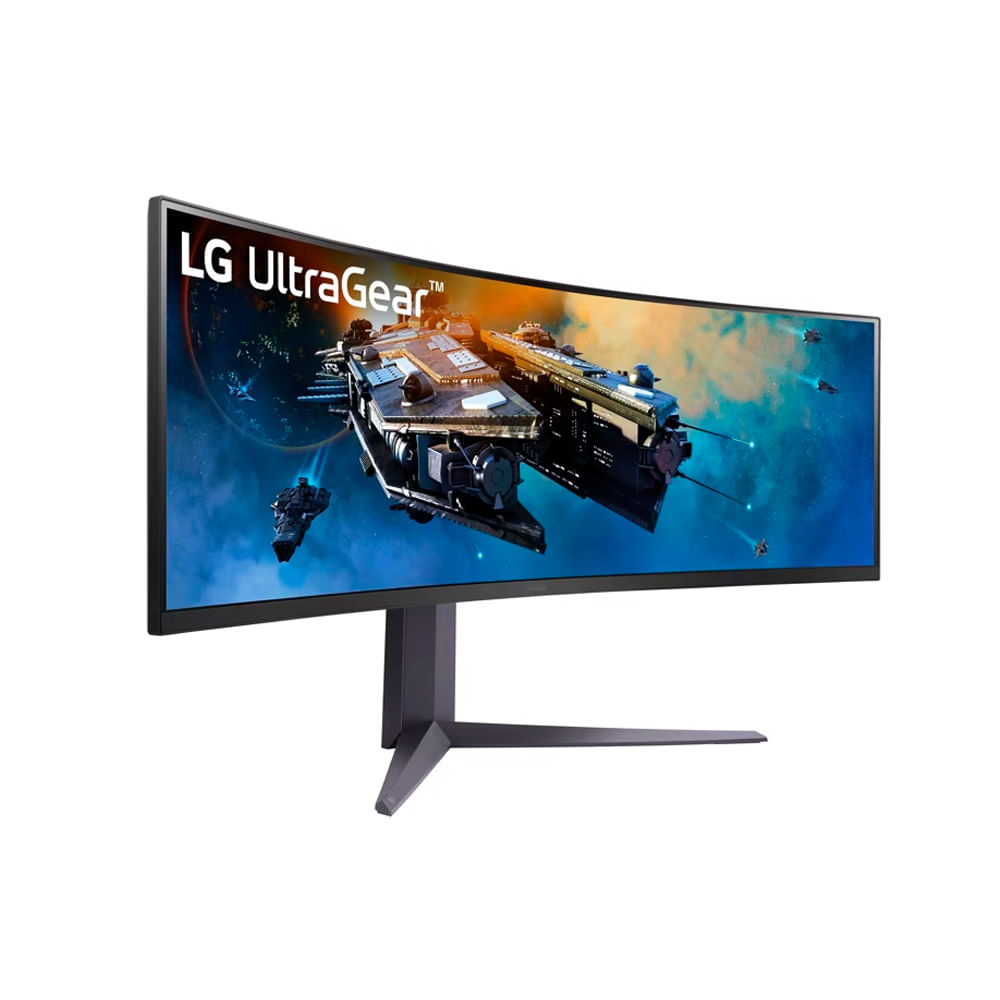 Monitor Gaming LG UltraGear 45GR75DC-B Curvo 44.5 Pulgadas DQHD 200Hz 1ms FreeSync