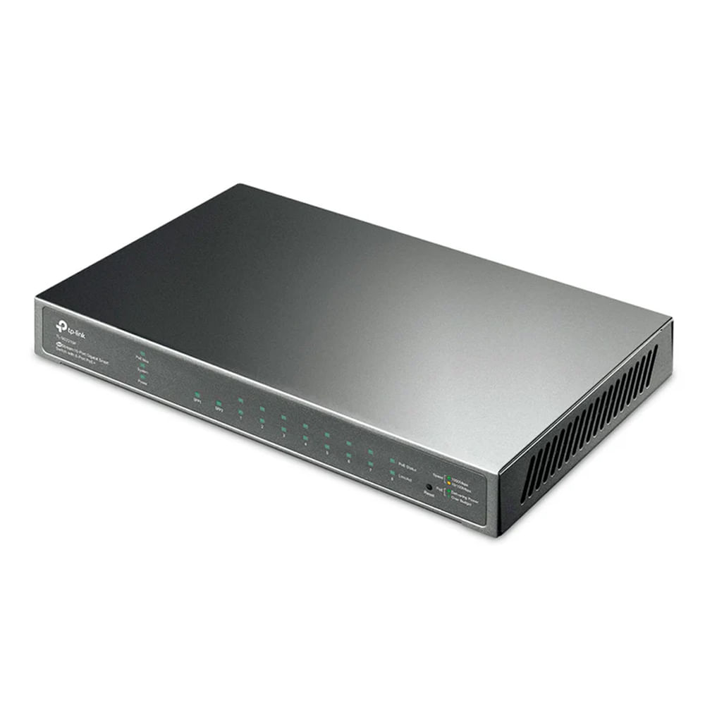 Switch TP-Link SG2210P 10 Puertos Gigabit con PoE para de Alto Rendimiento