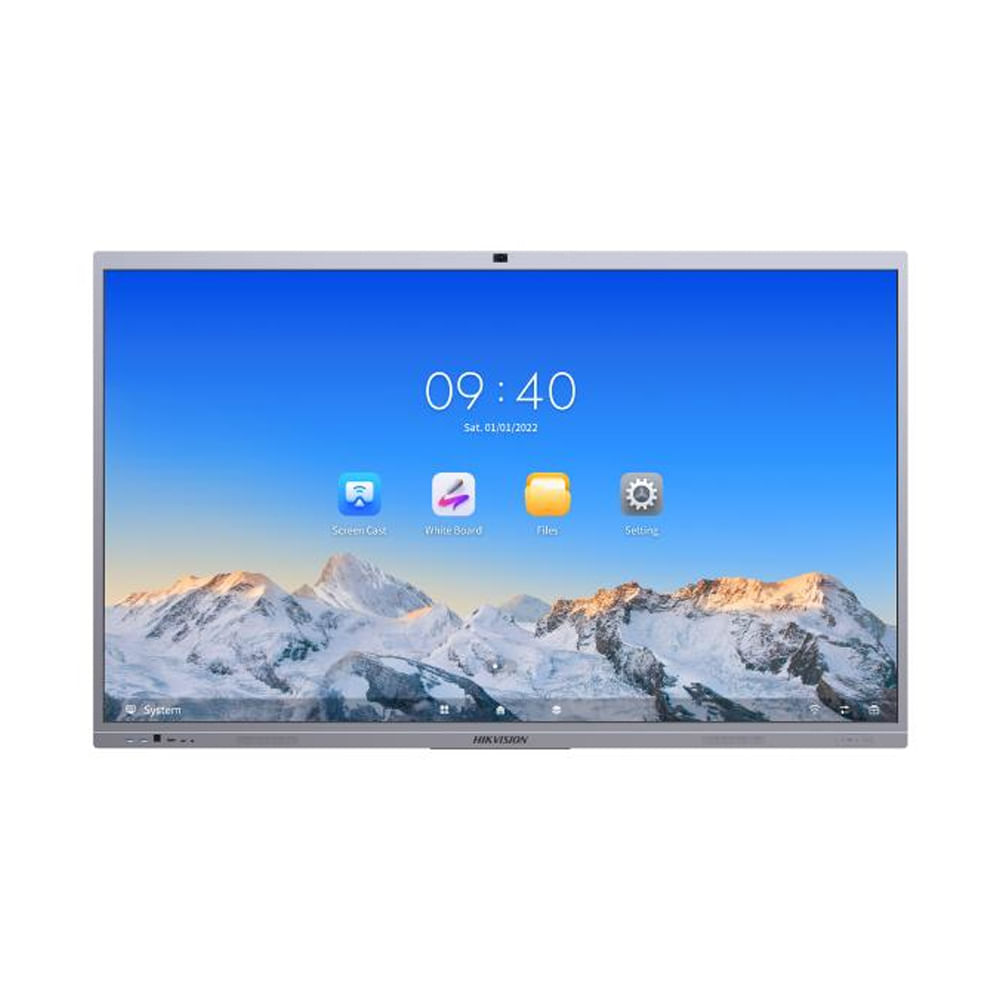 Pantalla Interactiva Hikvision DS-D5C86RB 86"" 4K Android 13 8GB RAM 128GB Almacenamiento