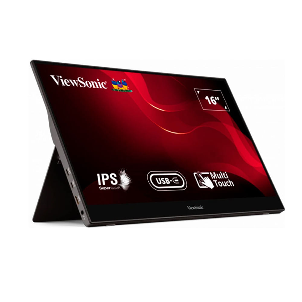 Monitor ViewSonic TD1655 portátil 15.6 FHD táctil 60 Hz 6.5 ms HDMI
