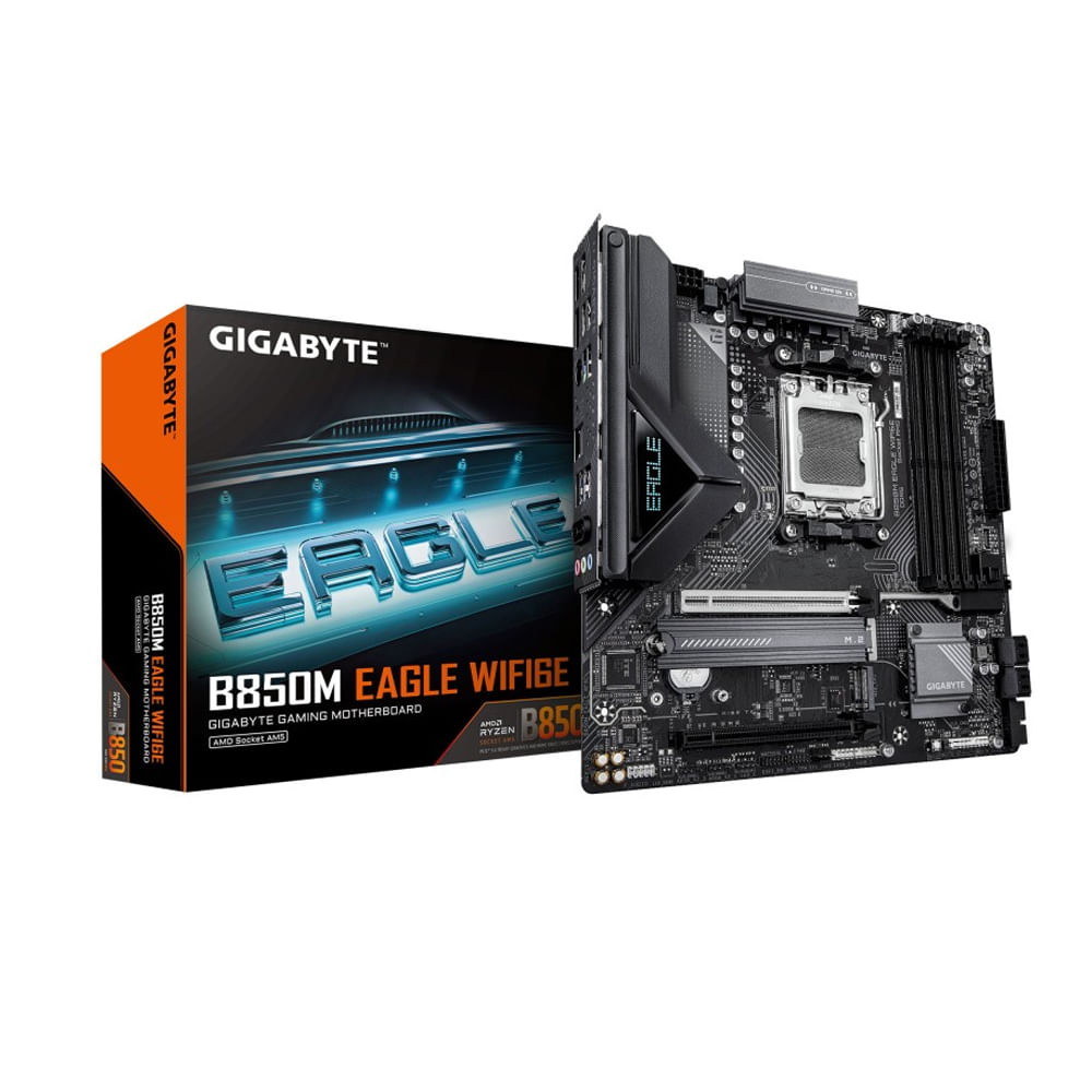 Placa base MSI B850M EAGLE WF6E DDR5 Micro ATX con soporte para memoria de alta velocidad