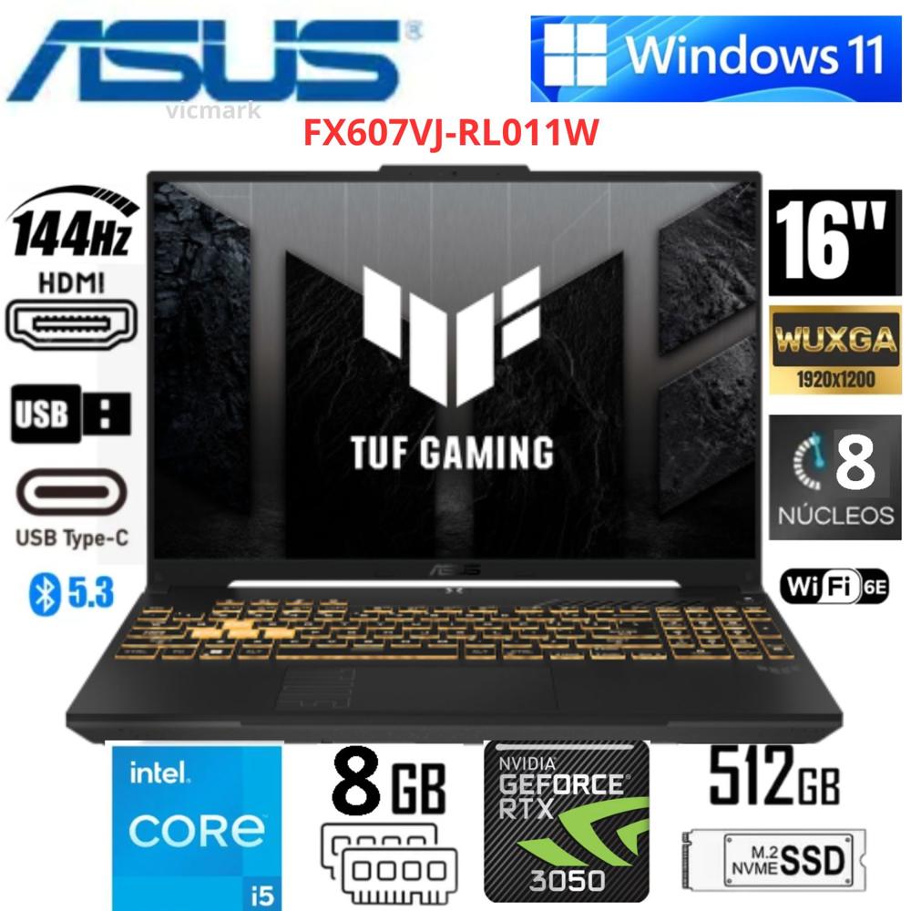 ASUS TUF Gaming F16 FX607VJ-RL011W RTX 3050 144Hz